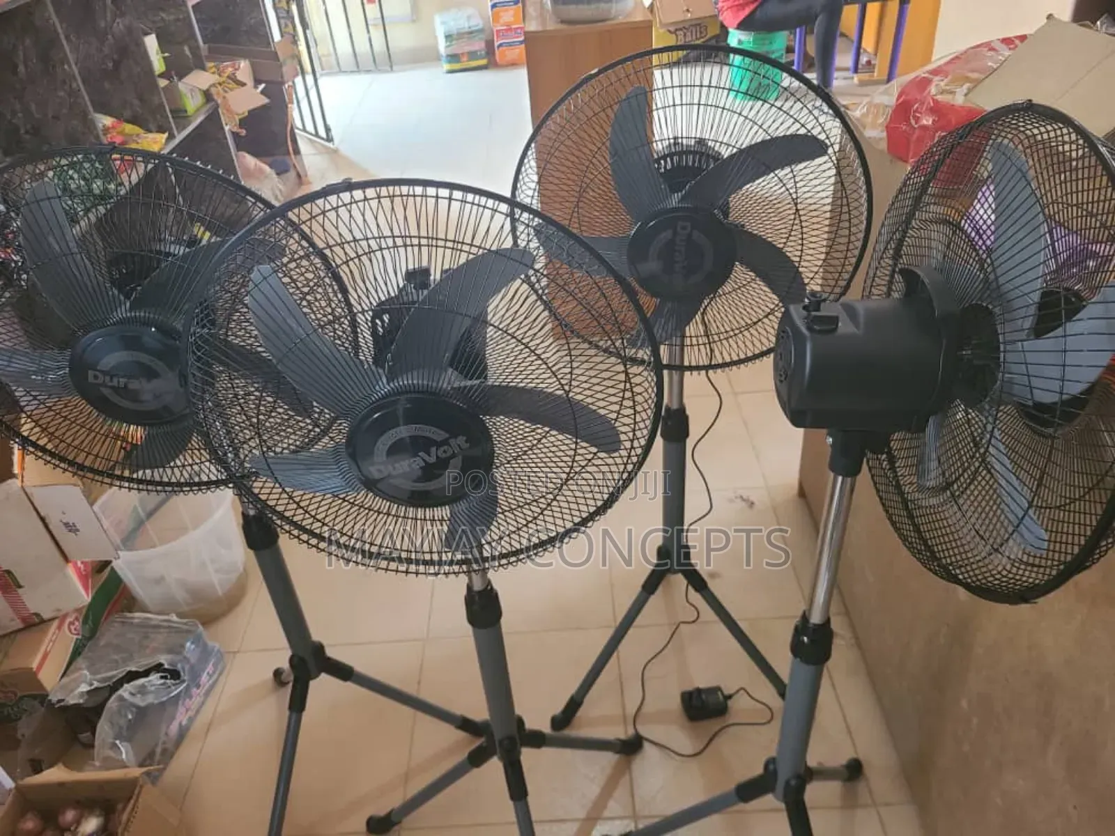 16inches Duravolt Ac/Dc Solar Standing Fan -Yoga Standing