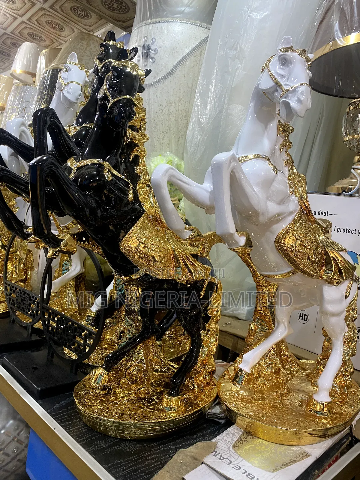 Big Horse Centerpiece Table Decorations Horse Statue Crafts Ornament