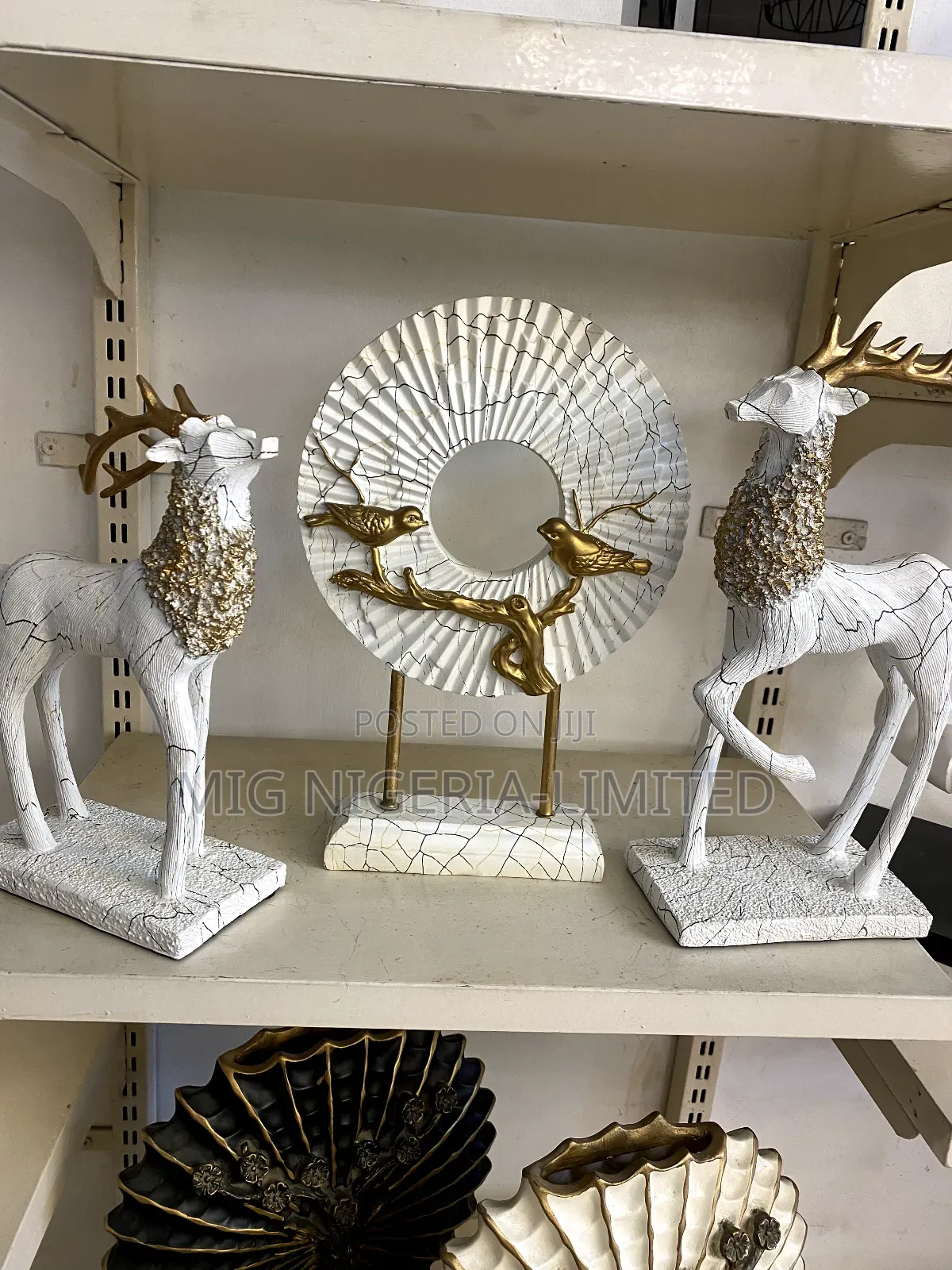 3in1 Peace Horse Deer Decorations Centre Piece Figurine