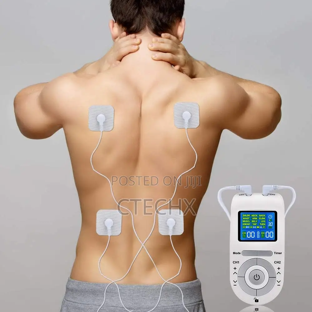 4 Outputs Tens Ems Machine for Pain Relief Pain Management Therapy