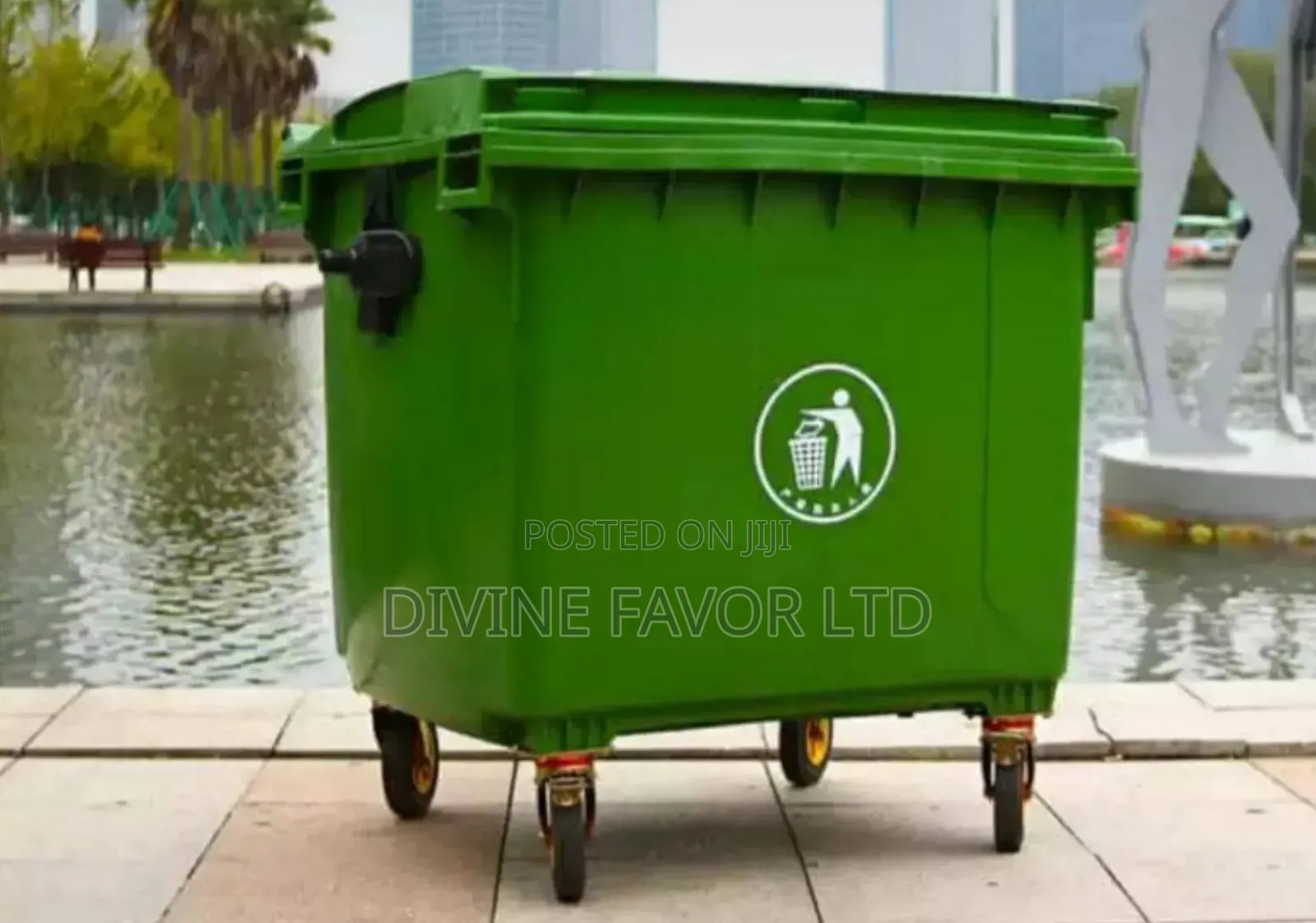 Foreign Dustbin for Garbage Disposal (1,100 Litres)