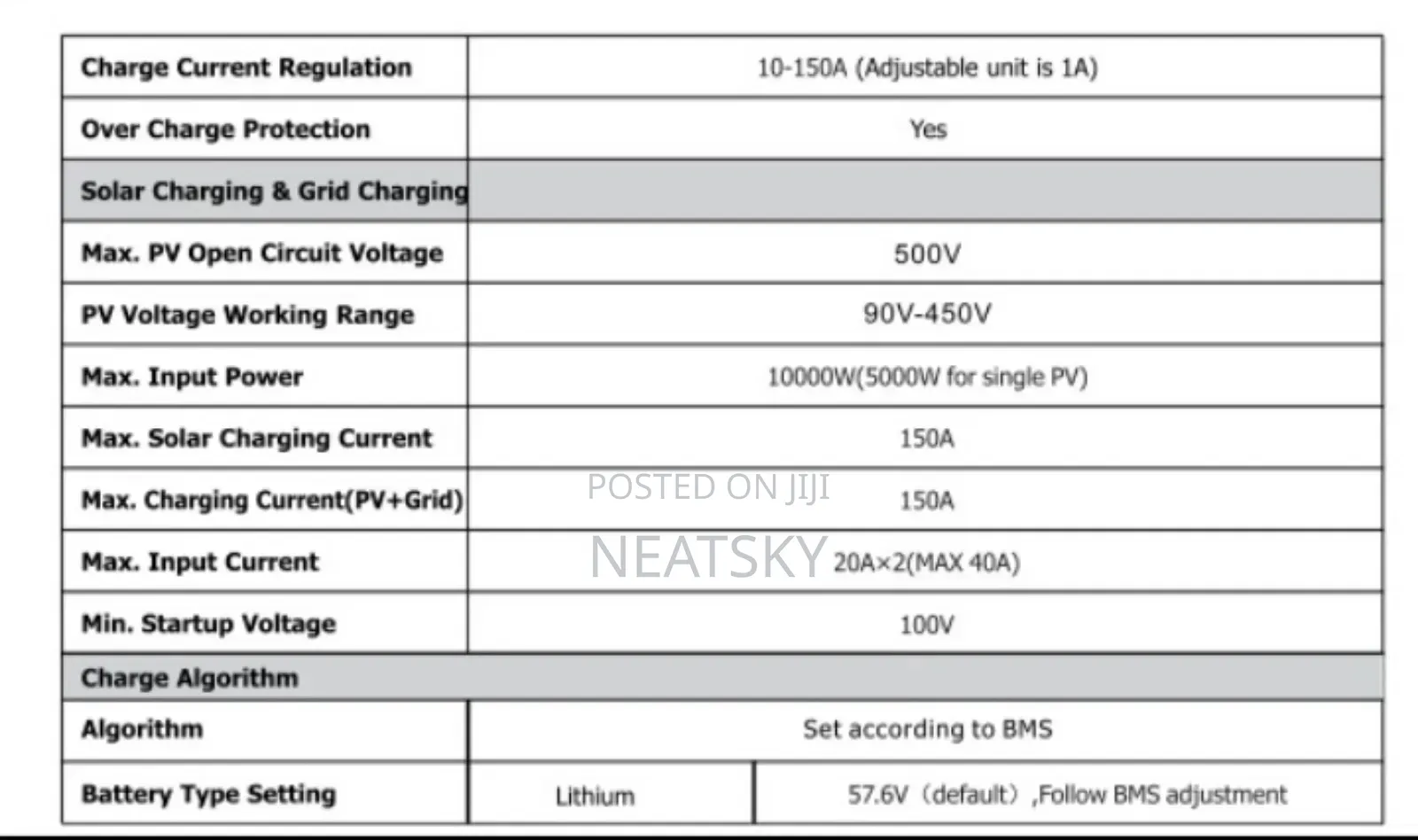Ai 8kw 48v Hybrid Inverter All in One(Upgradeable to 6 Units 48kw)