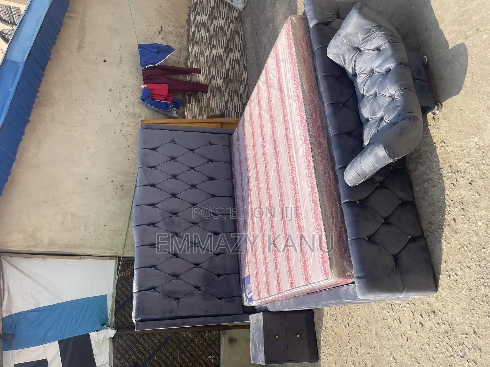 Quality 6x6 Bedframe With Mattress and Bedside