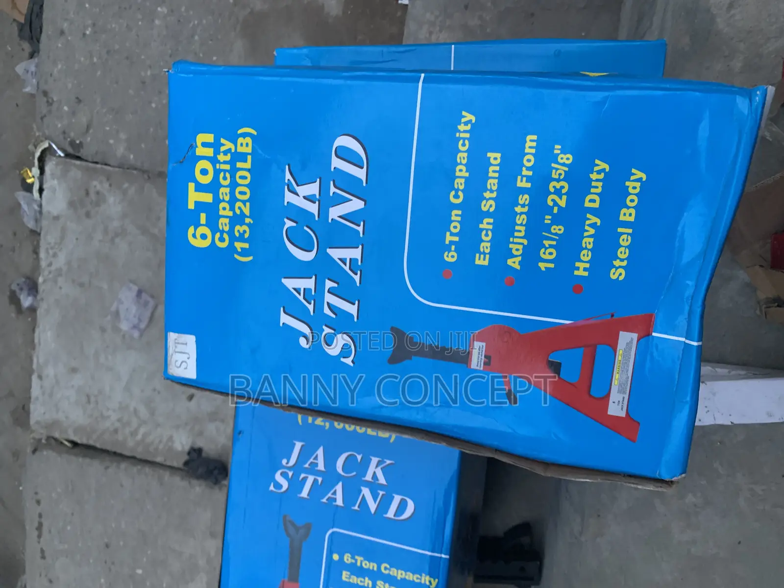 6-Ton Capacity Jack Stands
