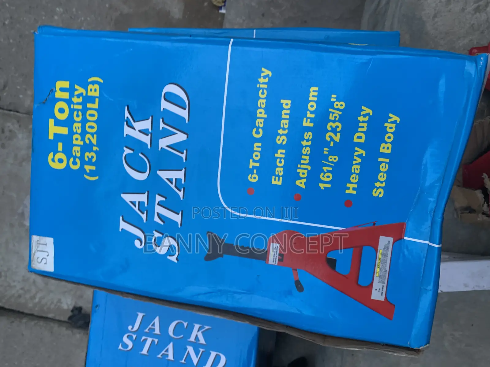 6-Ton Capacity Jack Stands