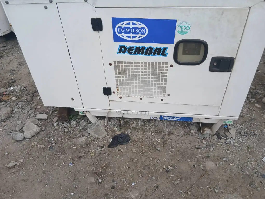 *Neatly Used, Grade One 20kva Fg Wilson Diesel Soundproof Generator