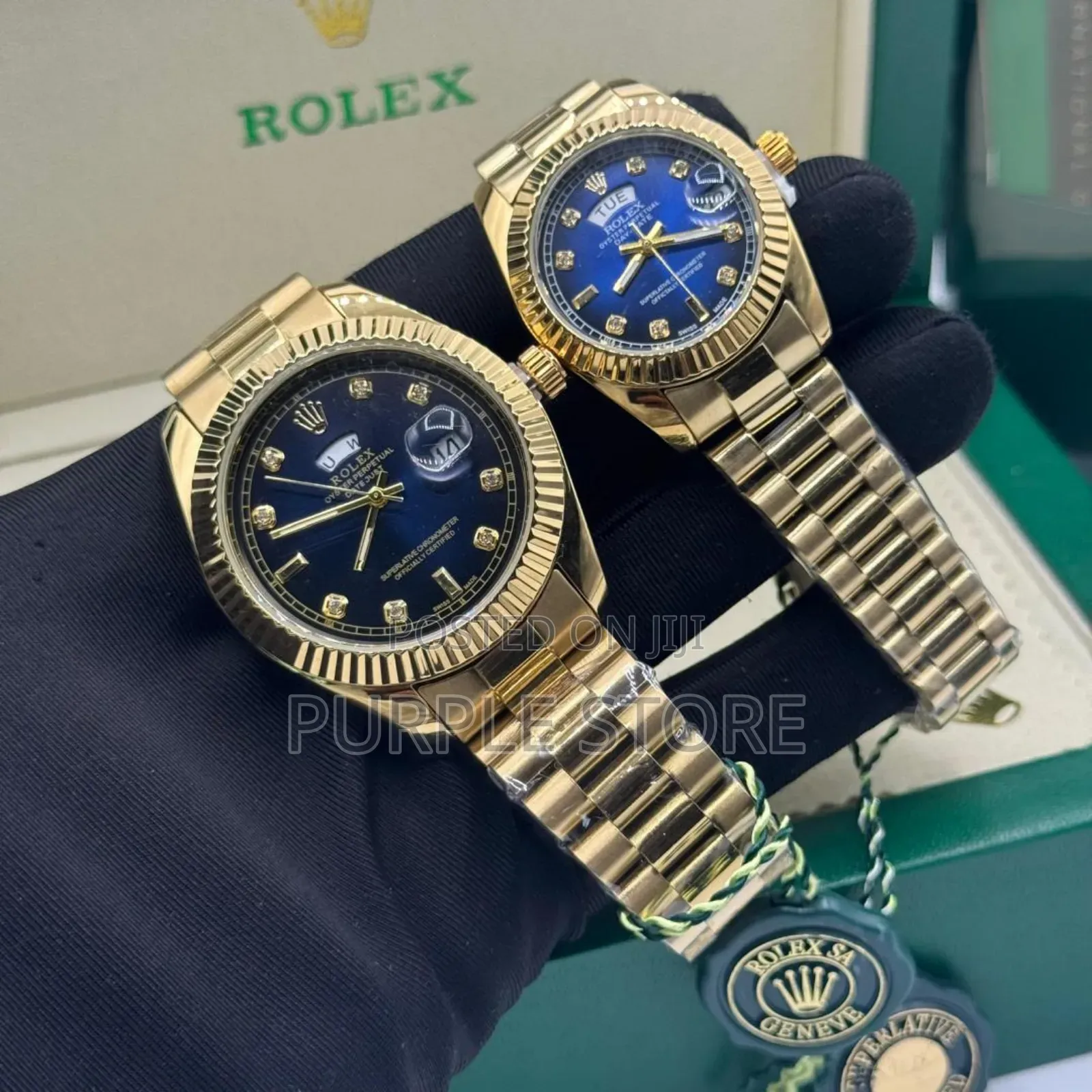 Rolex Man and Woman Watches "Gold Set" 