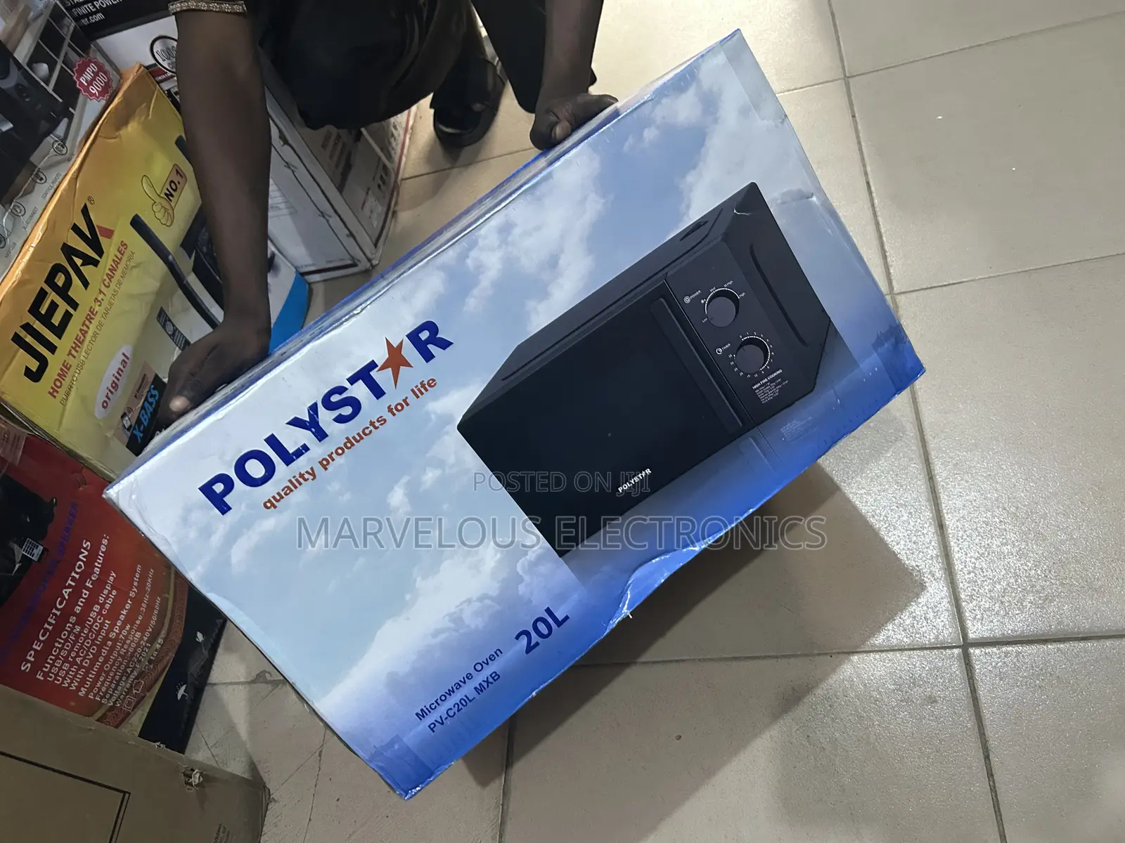 Brand New Polystar 20l Micro Wave Oven Super With 2years Warranty