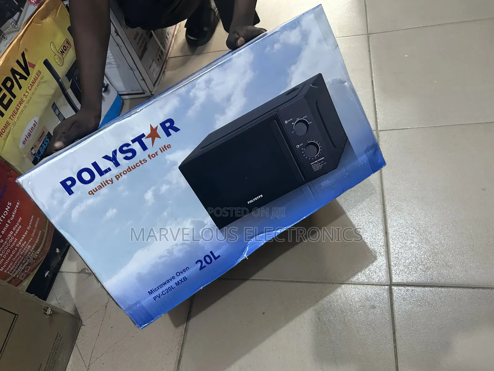 Brand New Polystar 20l Micro Wave Oven Super With 2years Warranty