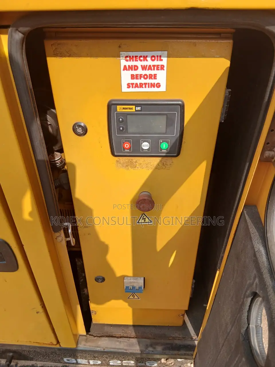 *Neatly Used, Grade One 20kva Cat Mantrac Diesel Soundproof Generator