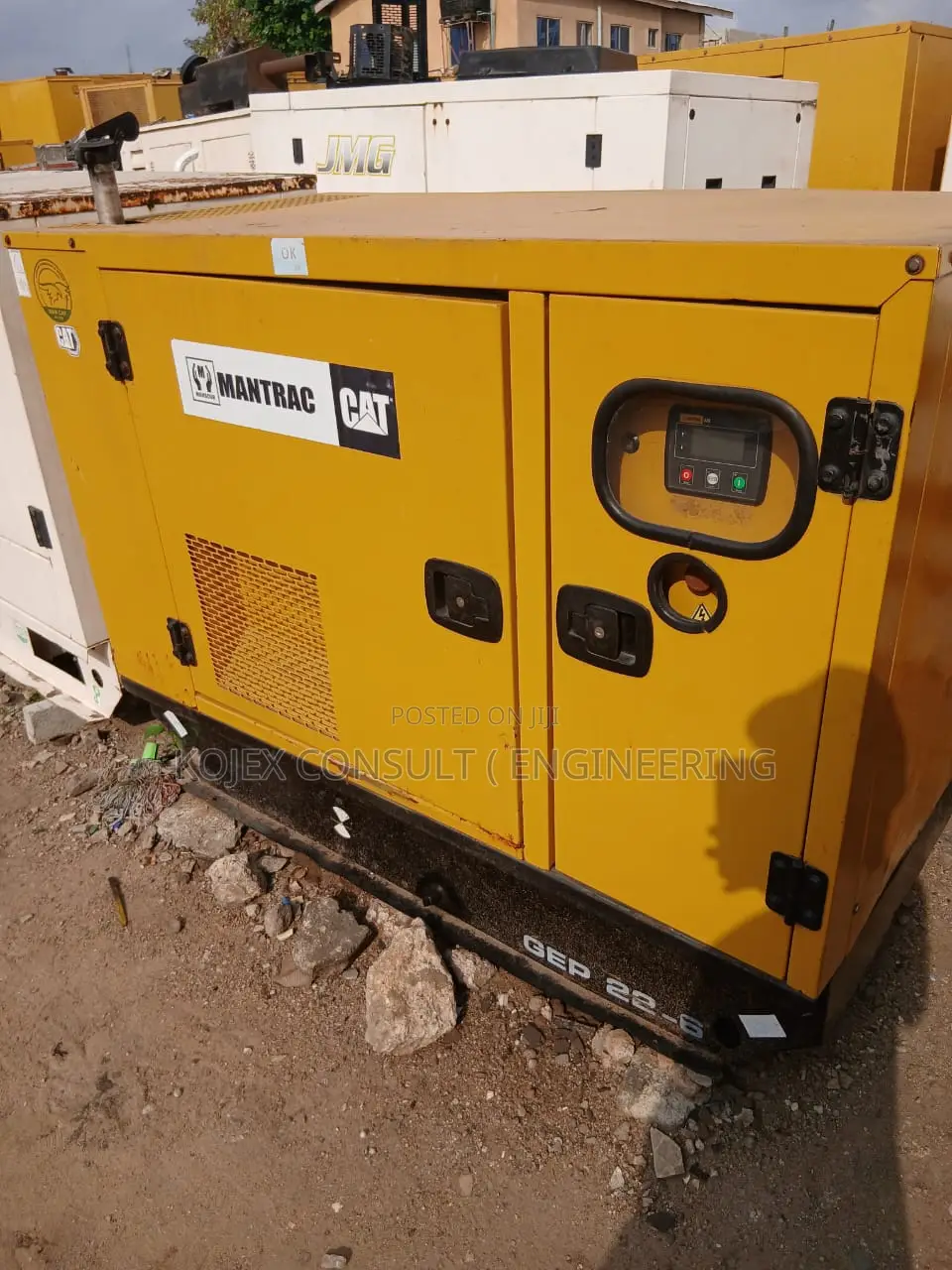 *Neatly Used, Grade One 20kva Cat Mantrac Diesel Soundproof Generator