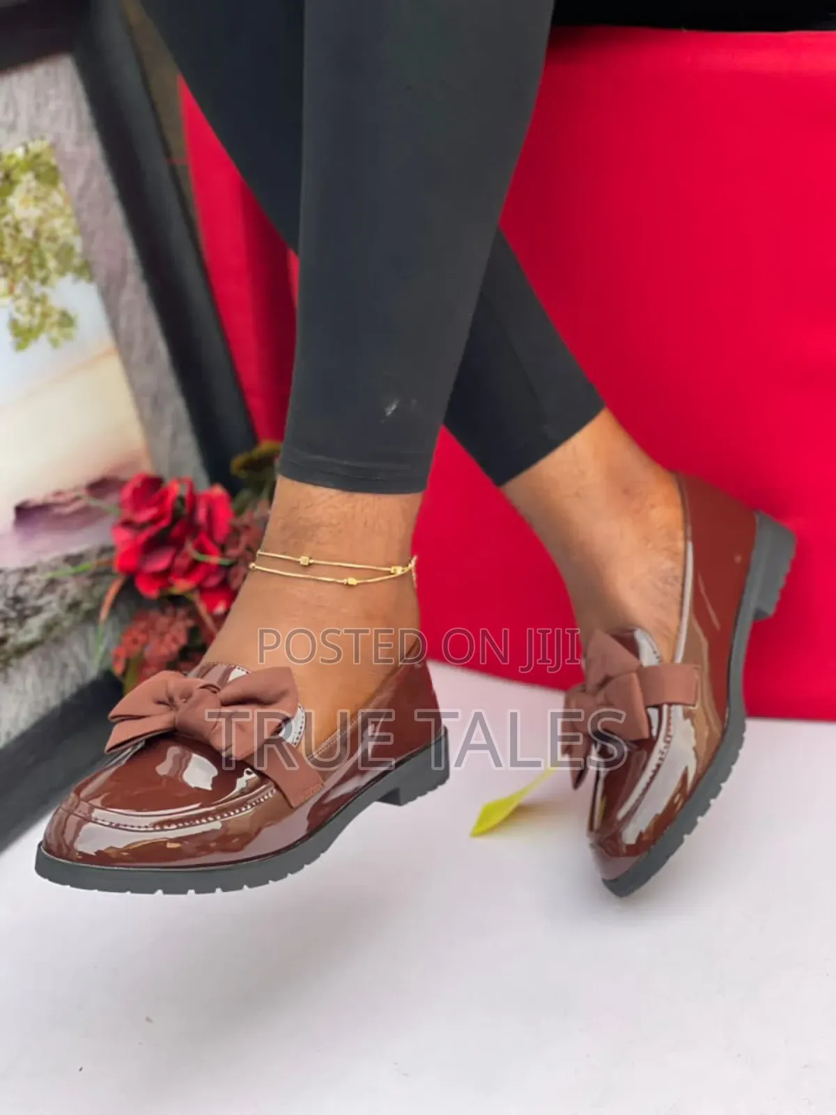 Women's Flat Office Shoe With Bow Design. Sizes 38-43.#Chim.