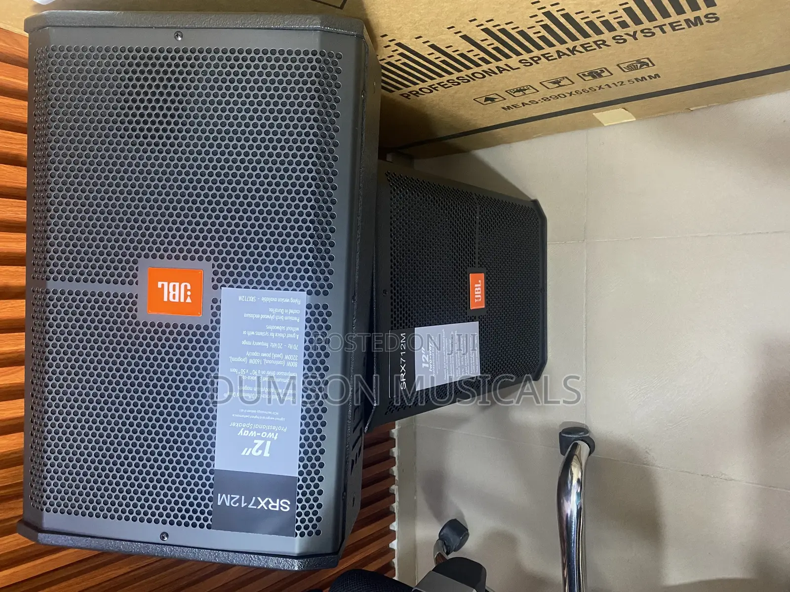 Srx712m JBL 12 Inches Floor Monitor Engraved on the Body