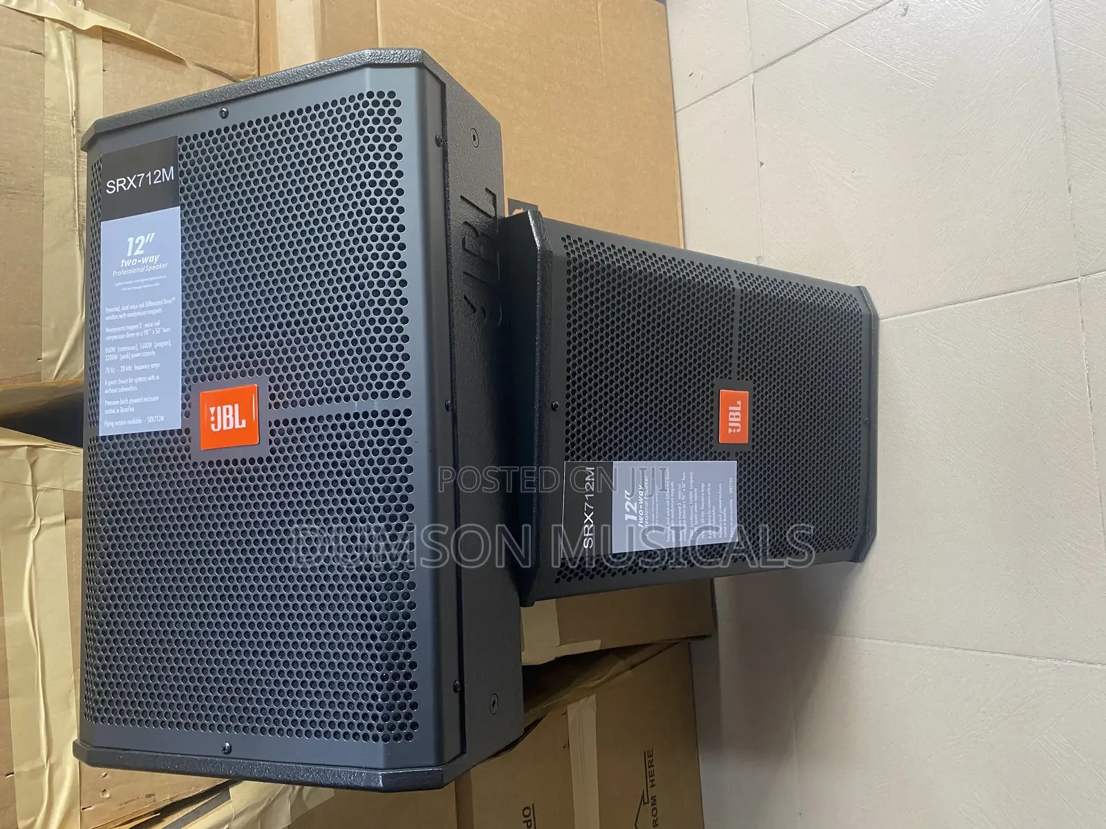 Srx712m JBL 12 Inches Floor Monitor Engraved on the Body