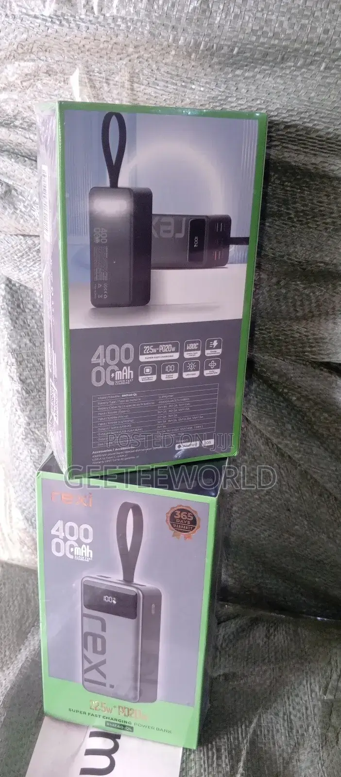 Rexi Power Bank 40000mah