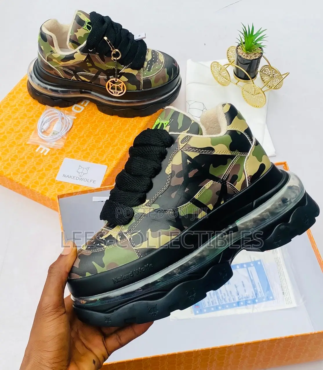 New Naked Wolfe Camo Luxury Boots
