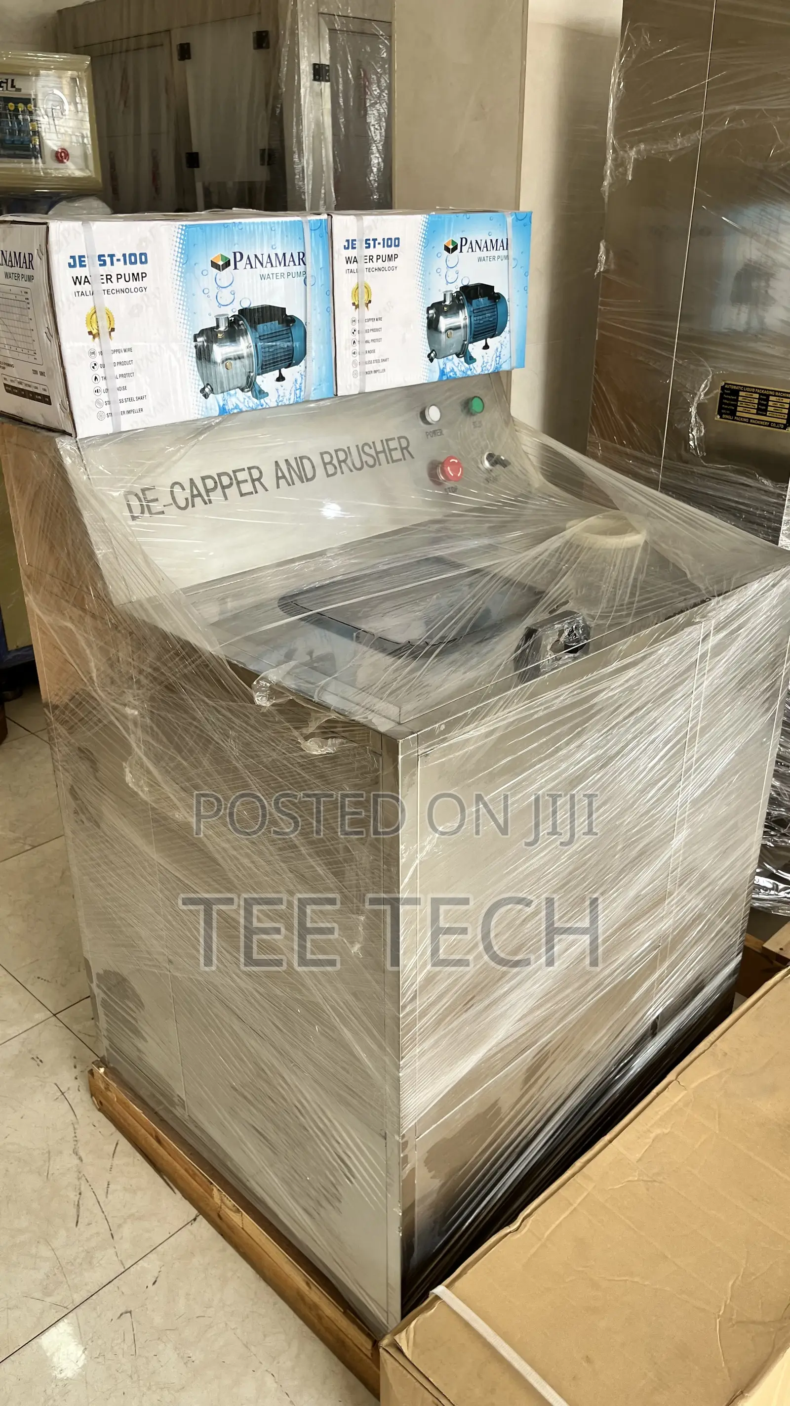 Dispenser De Capper and Brusher Machine