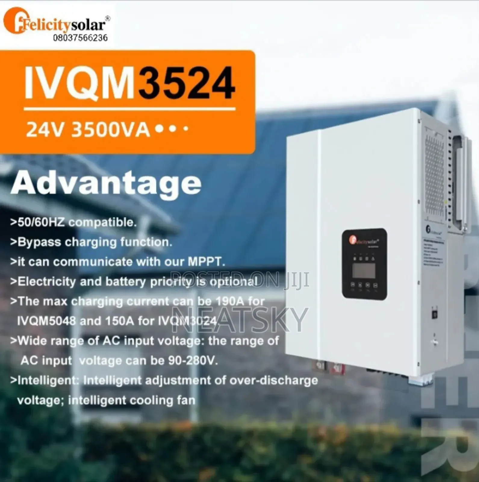3.5kva 24v Upgraded Hybrid Inverter