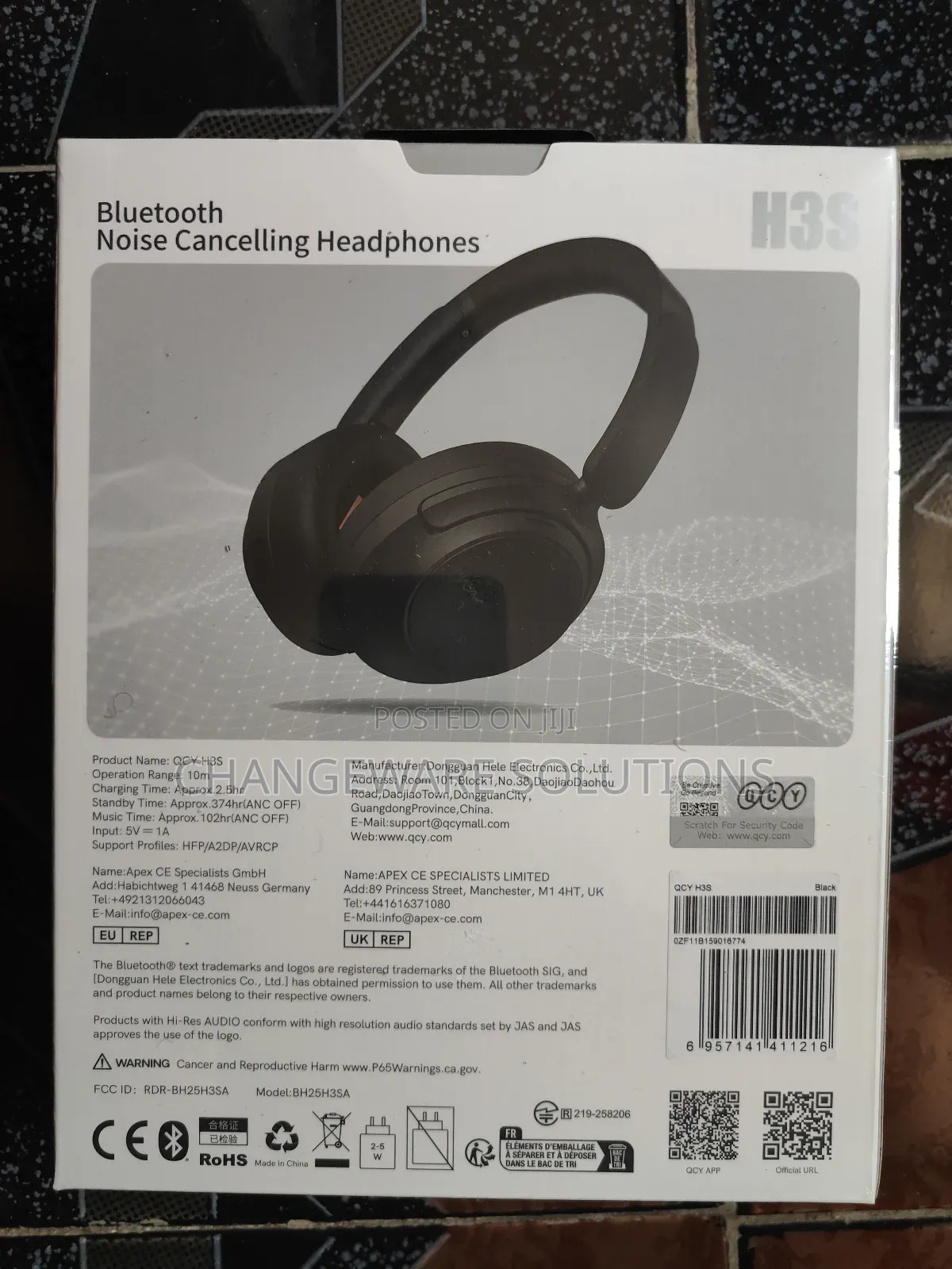 Qcy H3s Anc Headphones