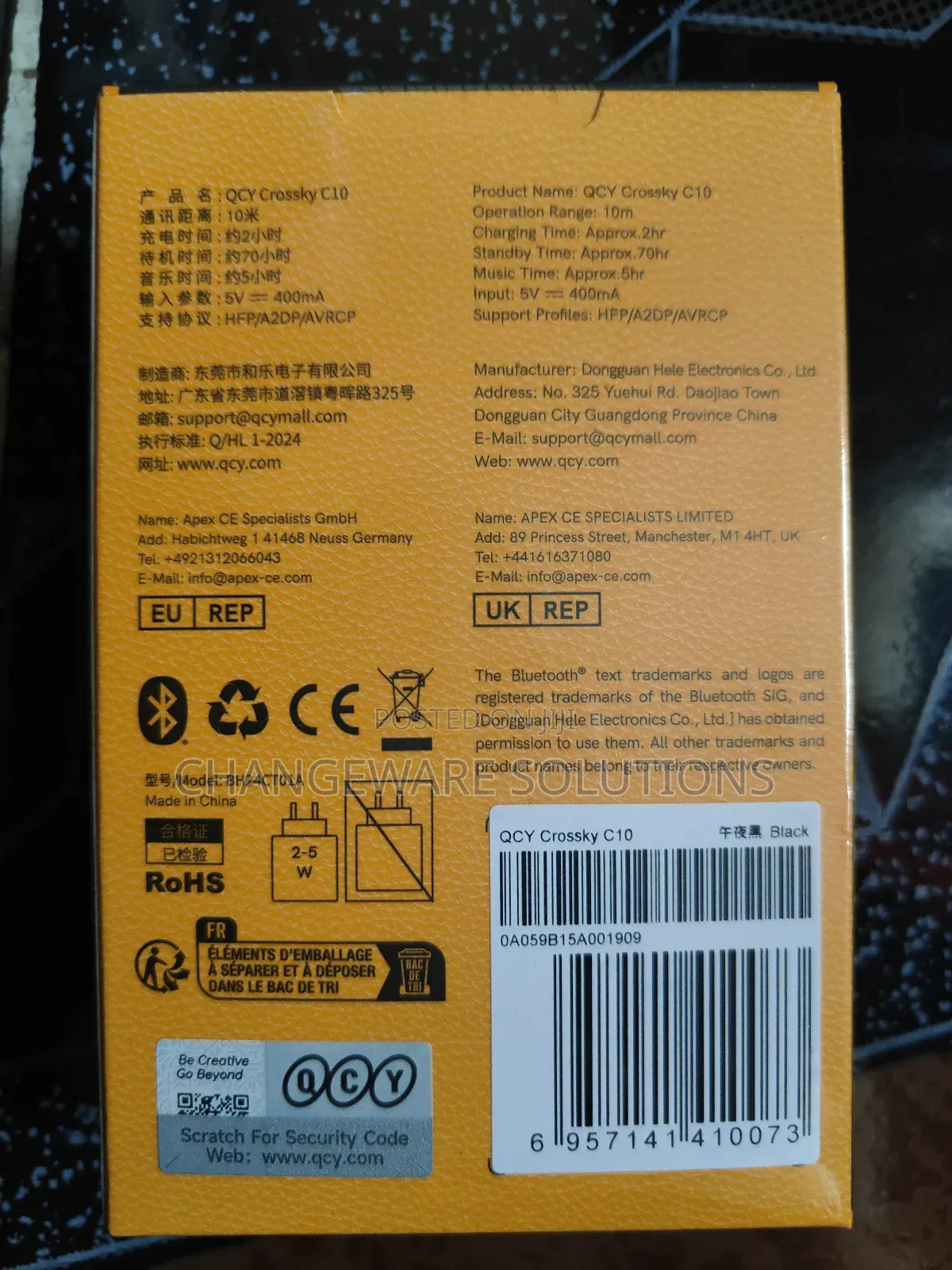 Qcy Crossky C10 Ear-Clip Earbuds
