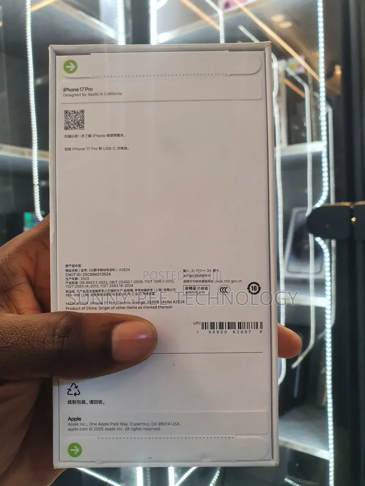 New Apple iPhone 17 Pro 256 GB Orange