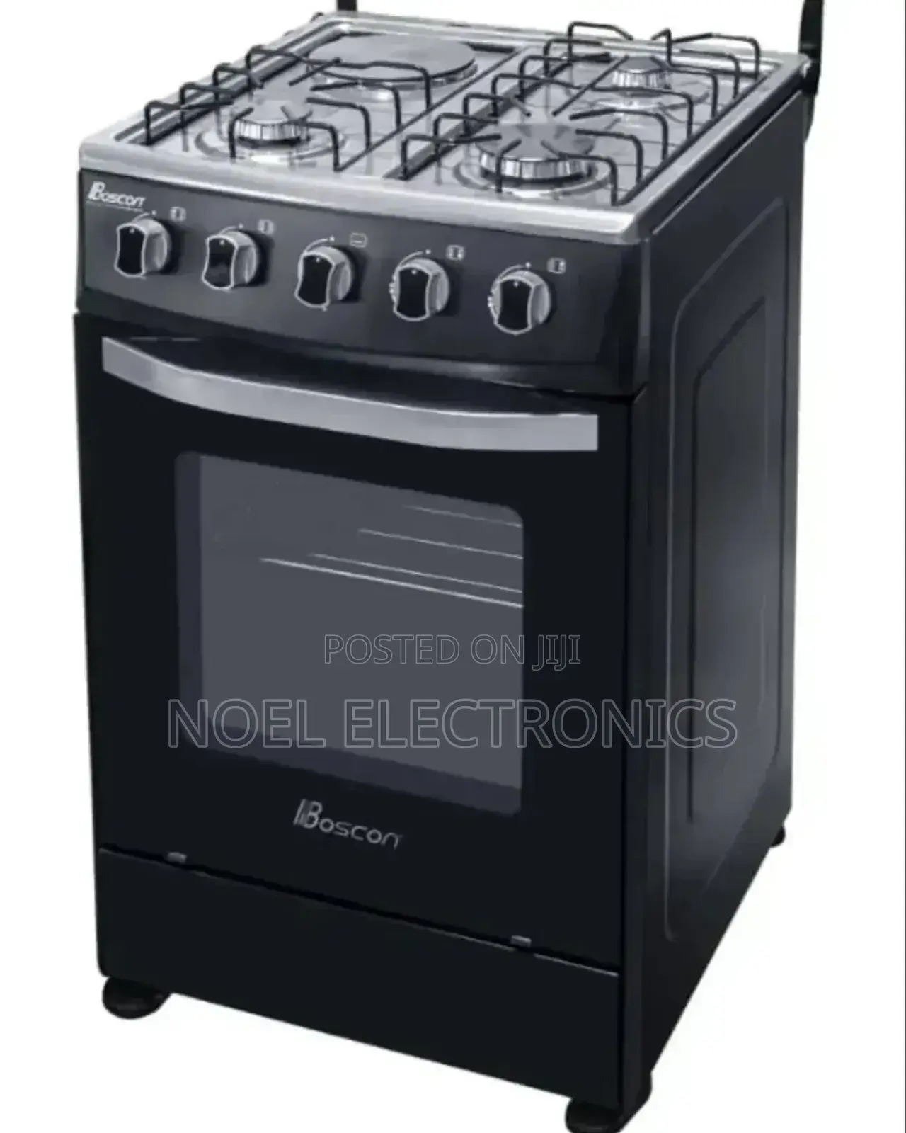 Boscon 3 Gas 1 Electric Hot Plate Free Standing Cooker With Oven