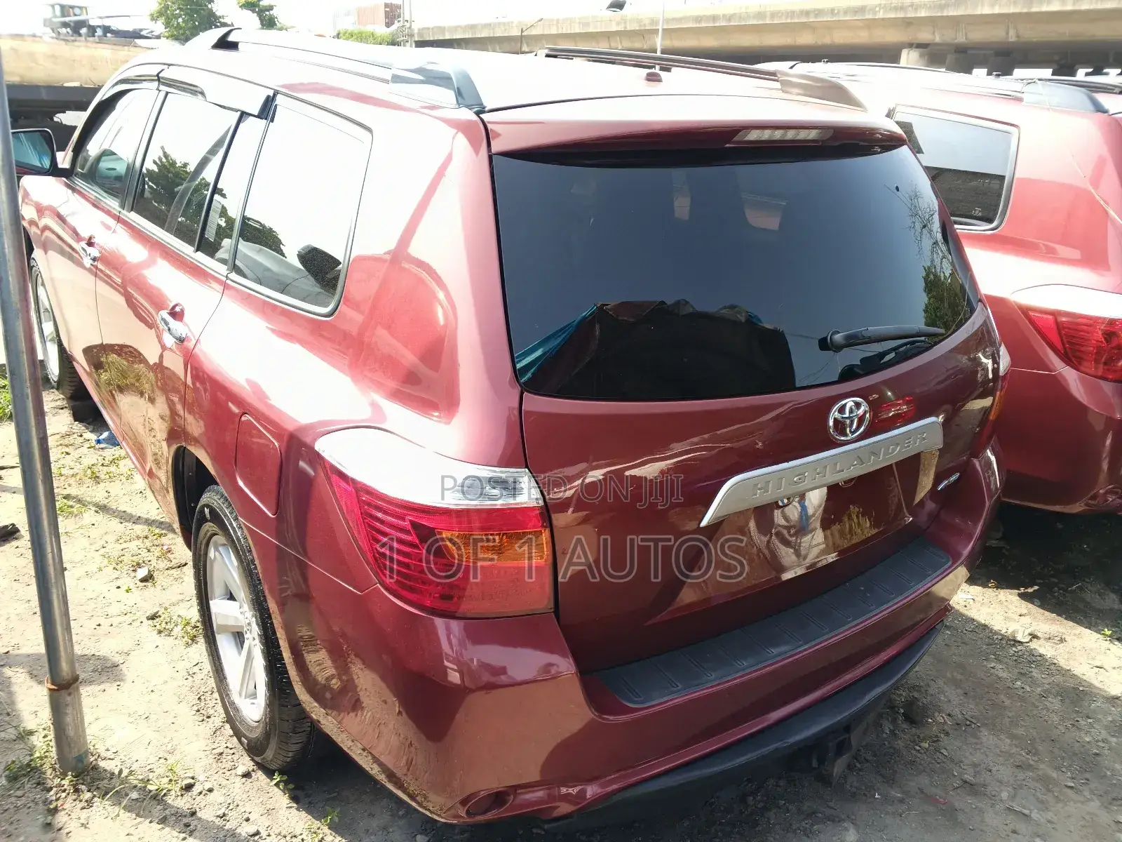 Toyota Highlander Limited 2008 Red