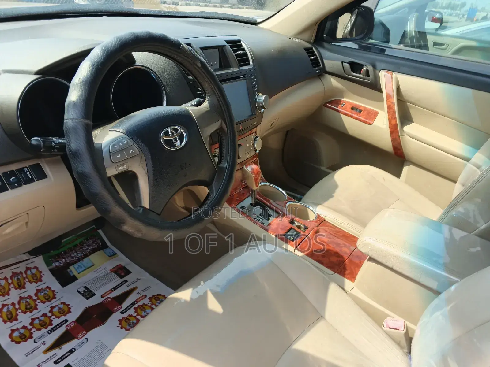 Toyota Highlander Limited 2008 Red