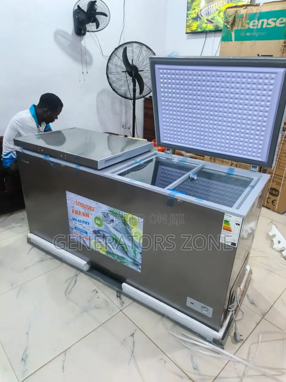 Snowsea Bd-700 520l Freezer Smooth Operation