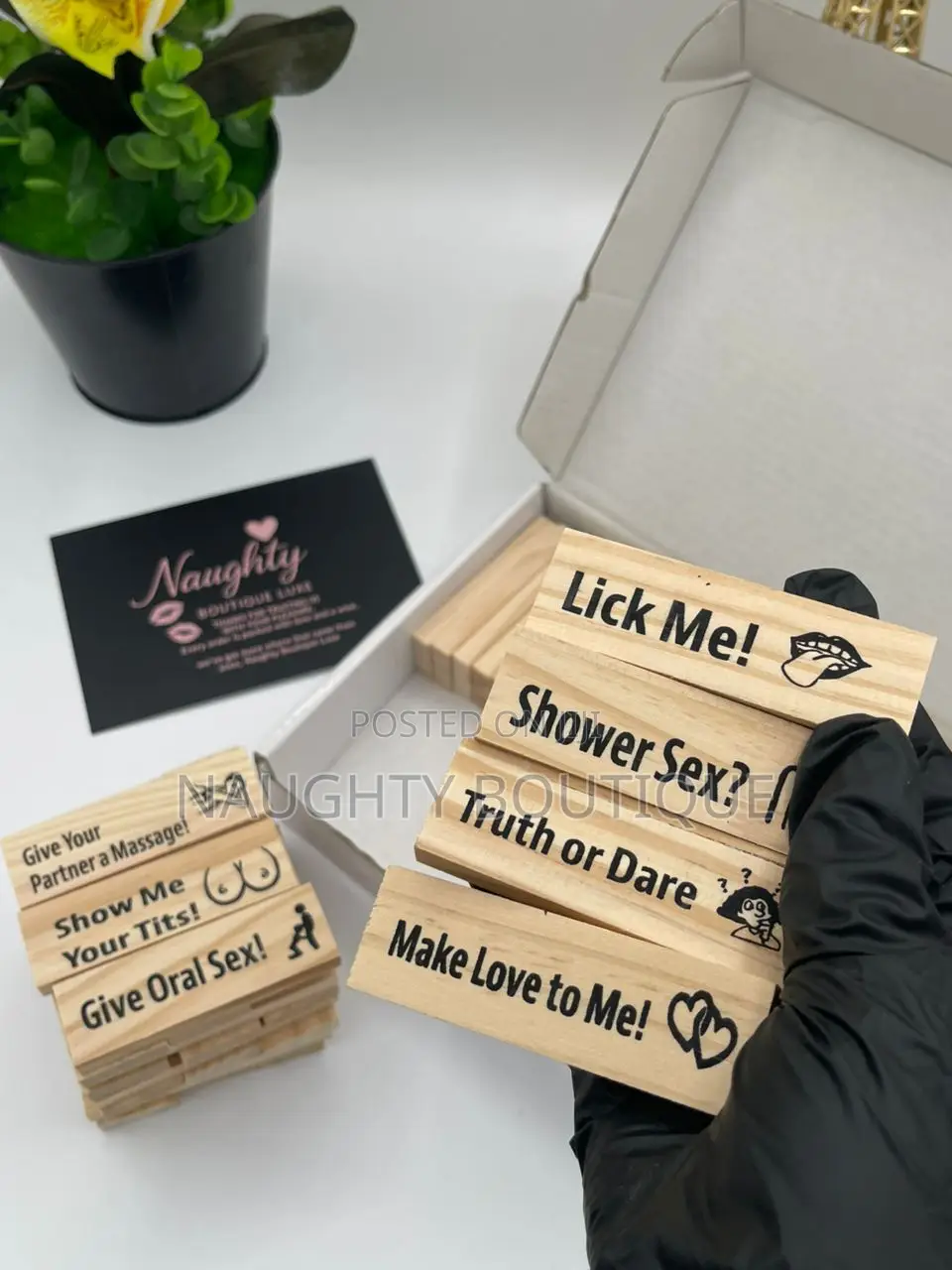 Jenga Intimate Sex Game For Couple