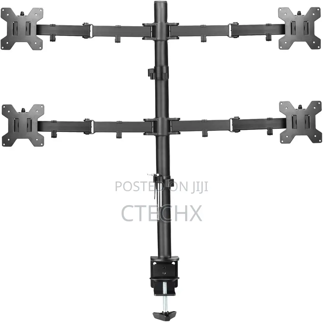 Suptek Quad Monitor Arm for 13"-32" Screens | Monitor Mount