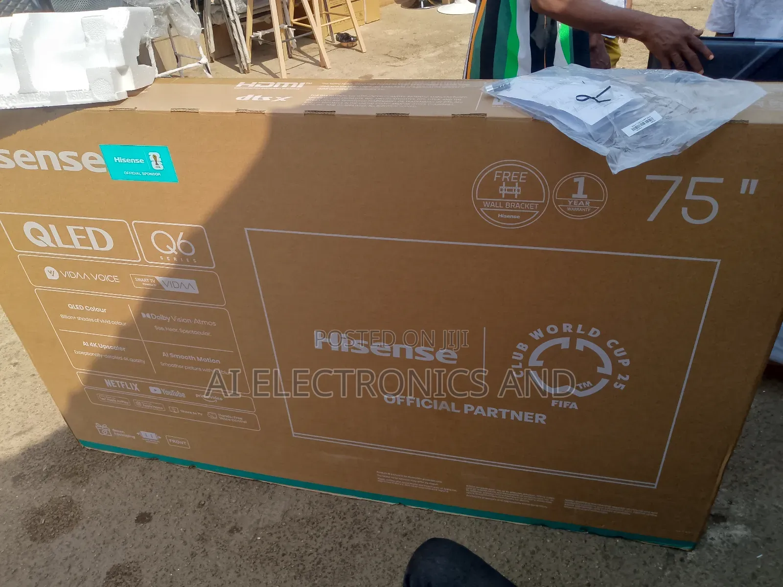 Hisense Qled Smart Television 75inches