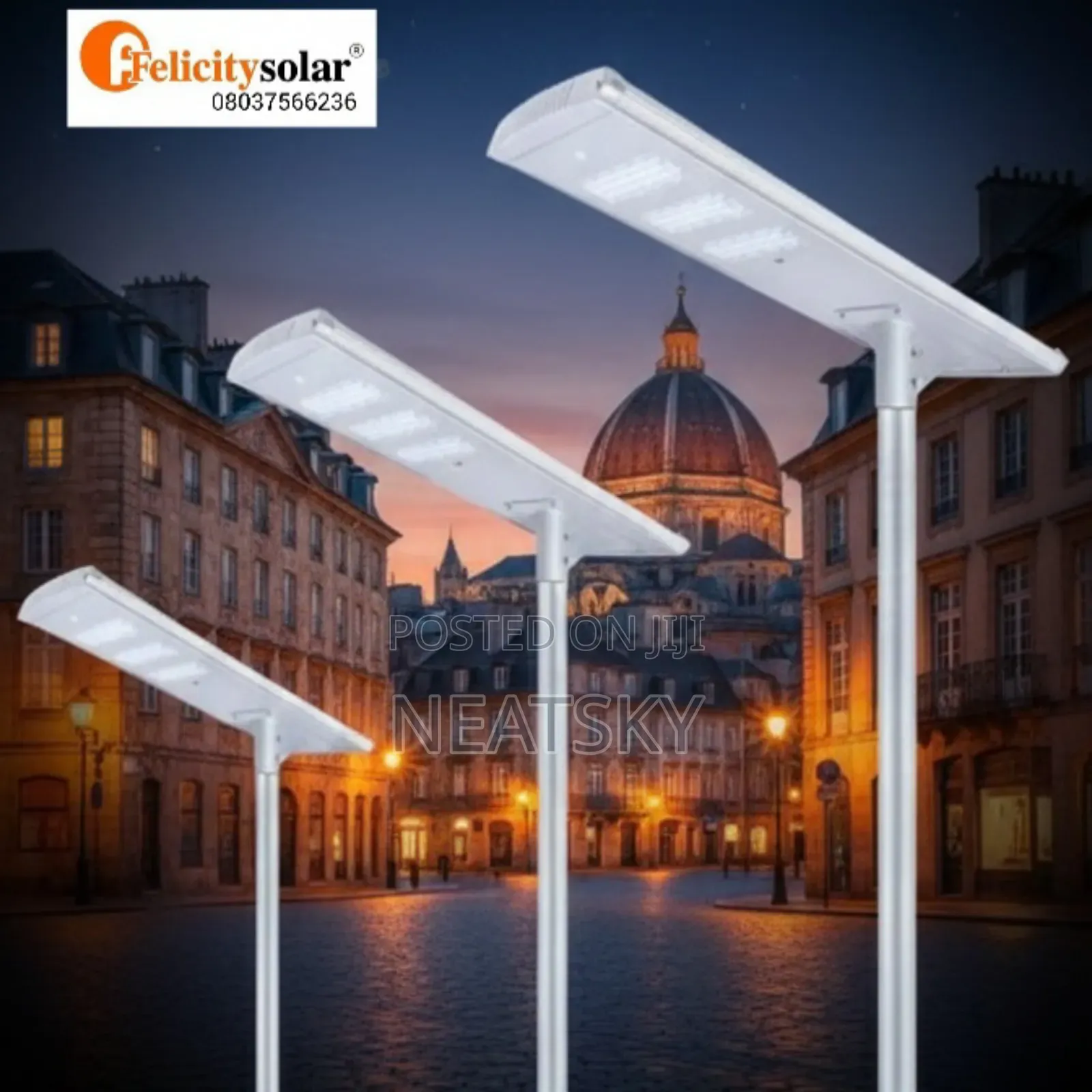 P2-80w All in One High Quality Solar Street Light
