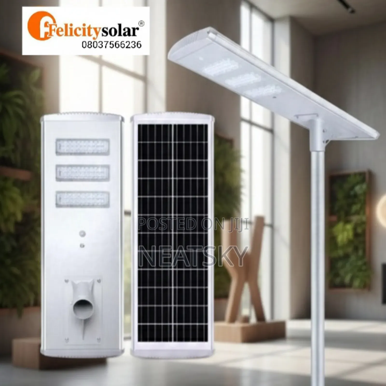 P2-80w All in One High Quality Solar Street Light