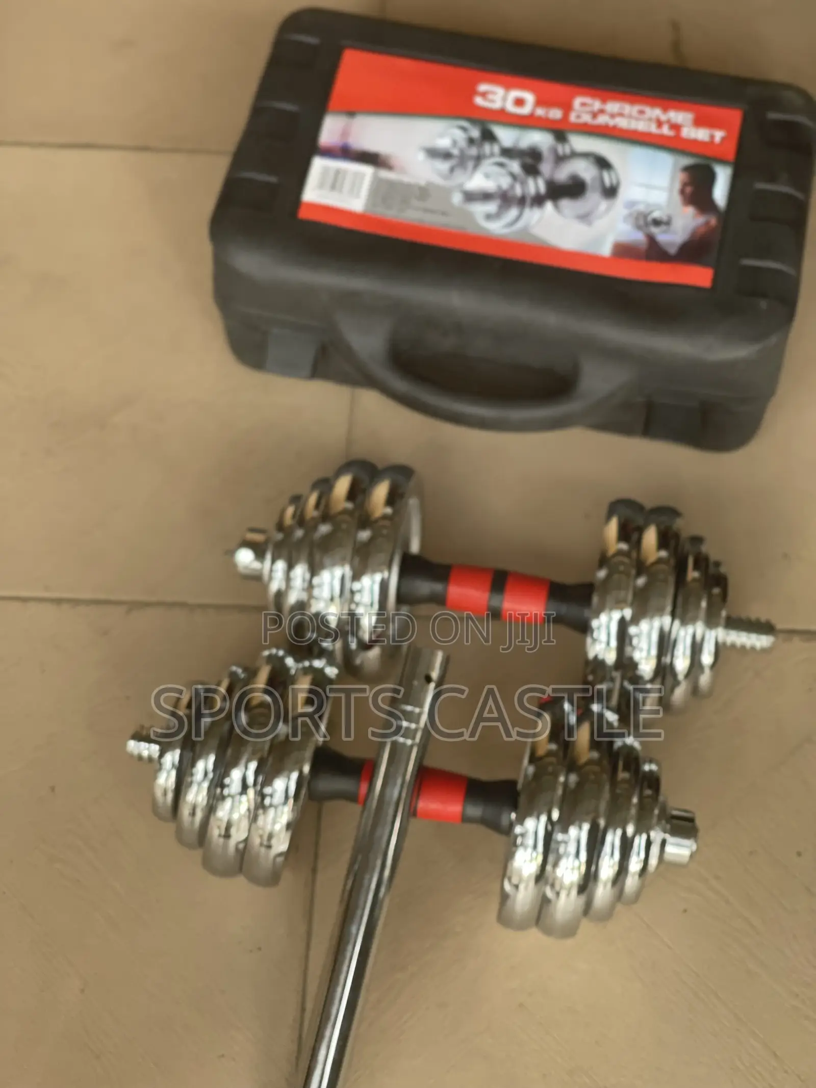 30kg Chrome Adjustable Dumbbell