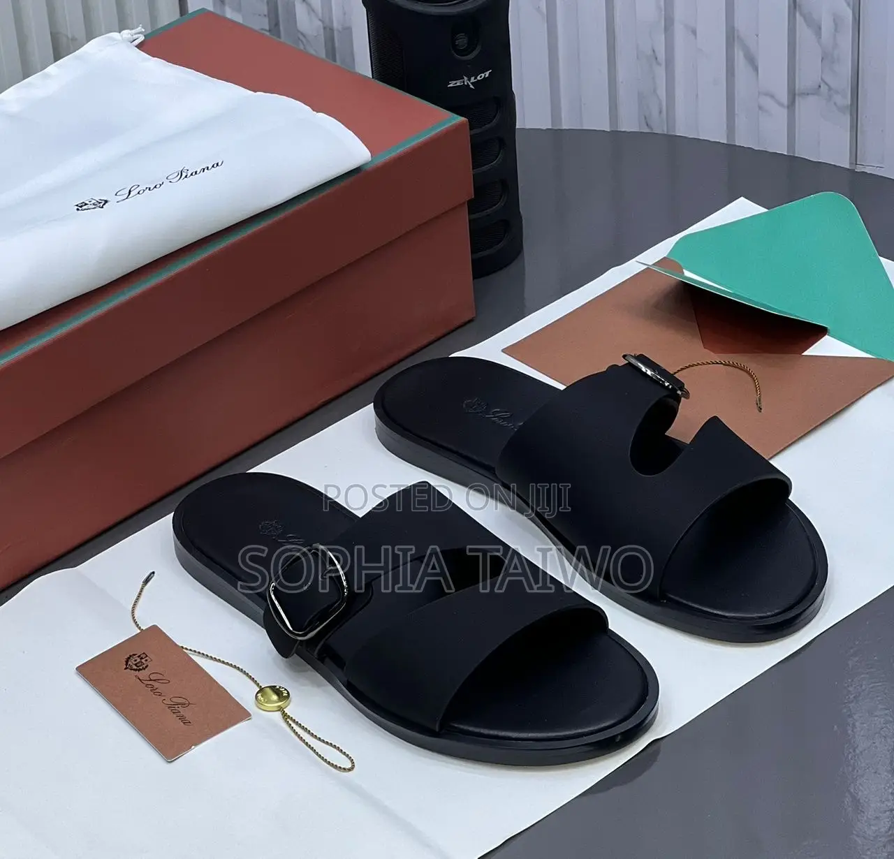 Loro Piana Italian Leather Slippers