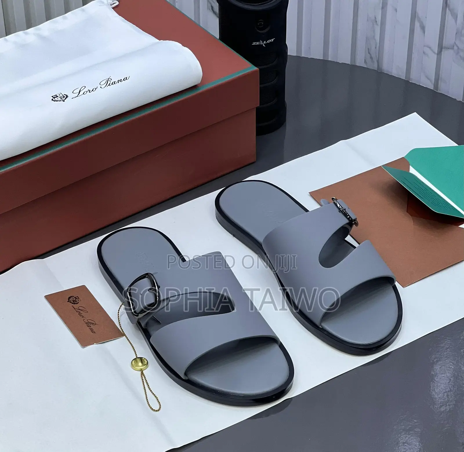 Loro Piana Italian Leather Slippers