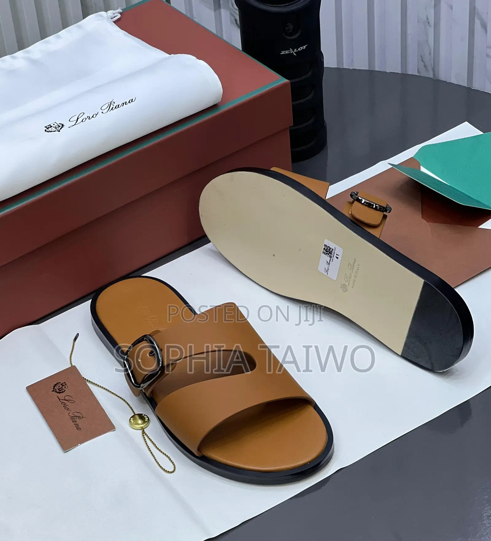Loro Piana Italian Leather Slippers