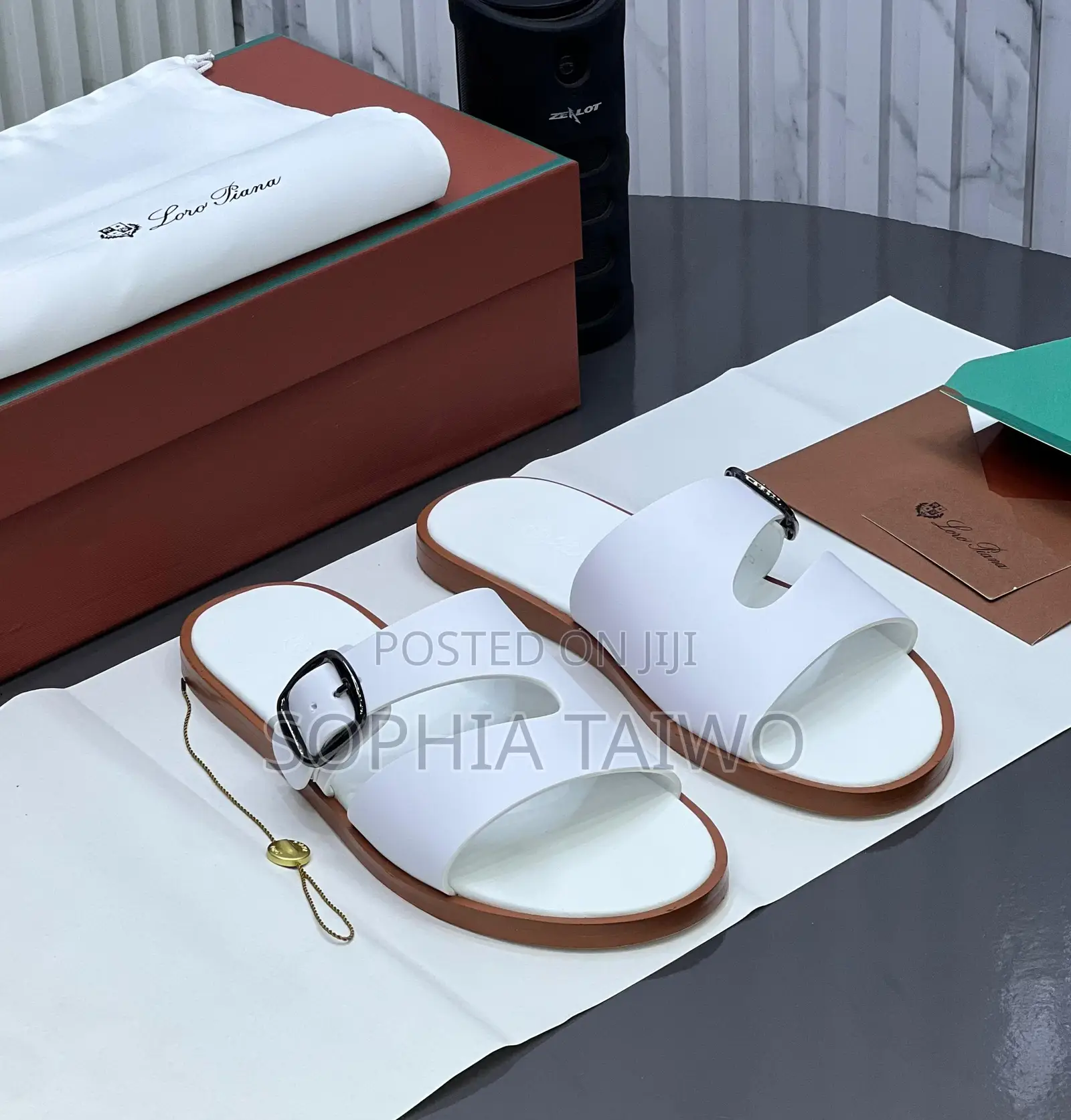 Loro Piana Italian Leather Slippers
