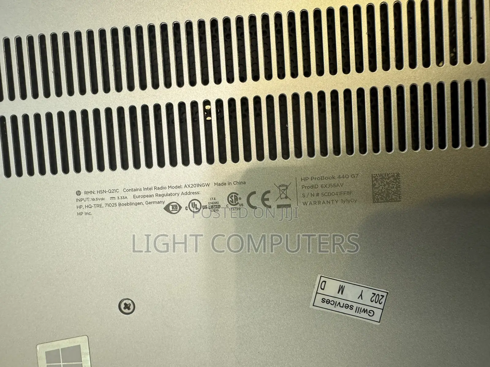 Laptop HP ProBook 440 G7 8GB Intel Core I5 SSD 256GB