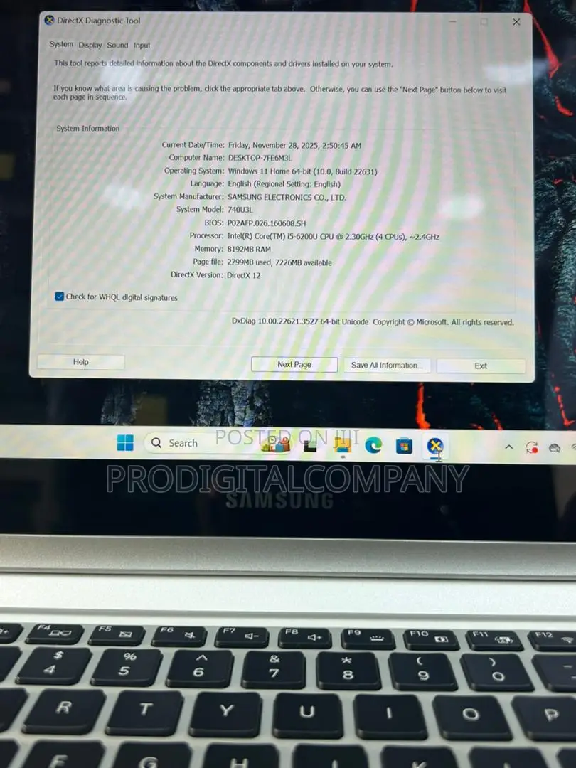 Laptop Samsung NP740U3E 8GB Intel Core i5 SSD 500GB