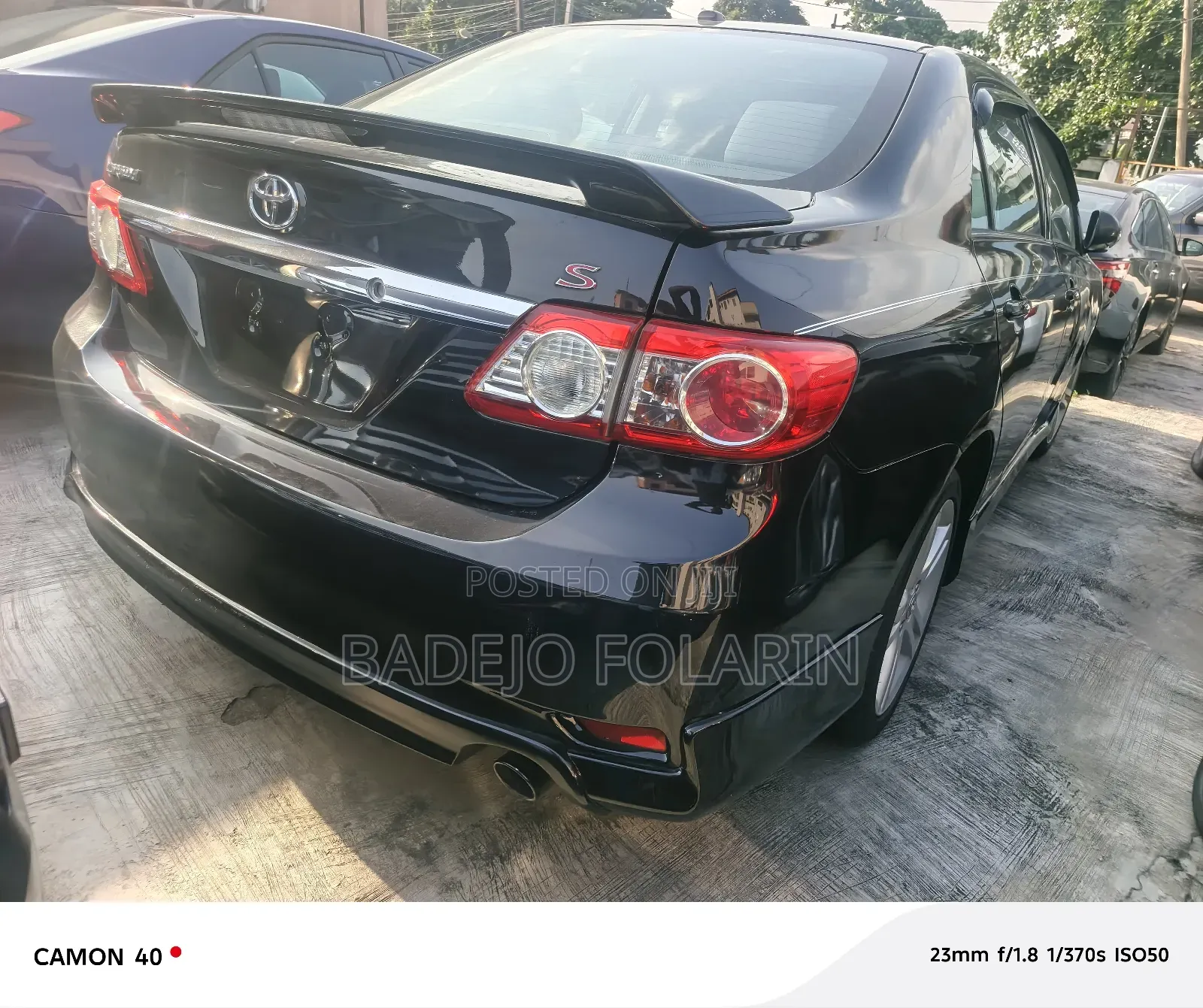 Toyota Corolla S 4dr Sedan (1.8L 4cyl 4A) 2013 Black