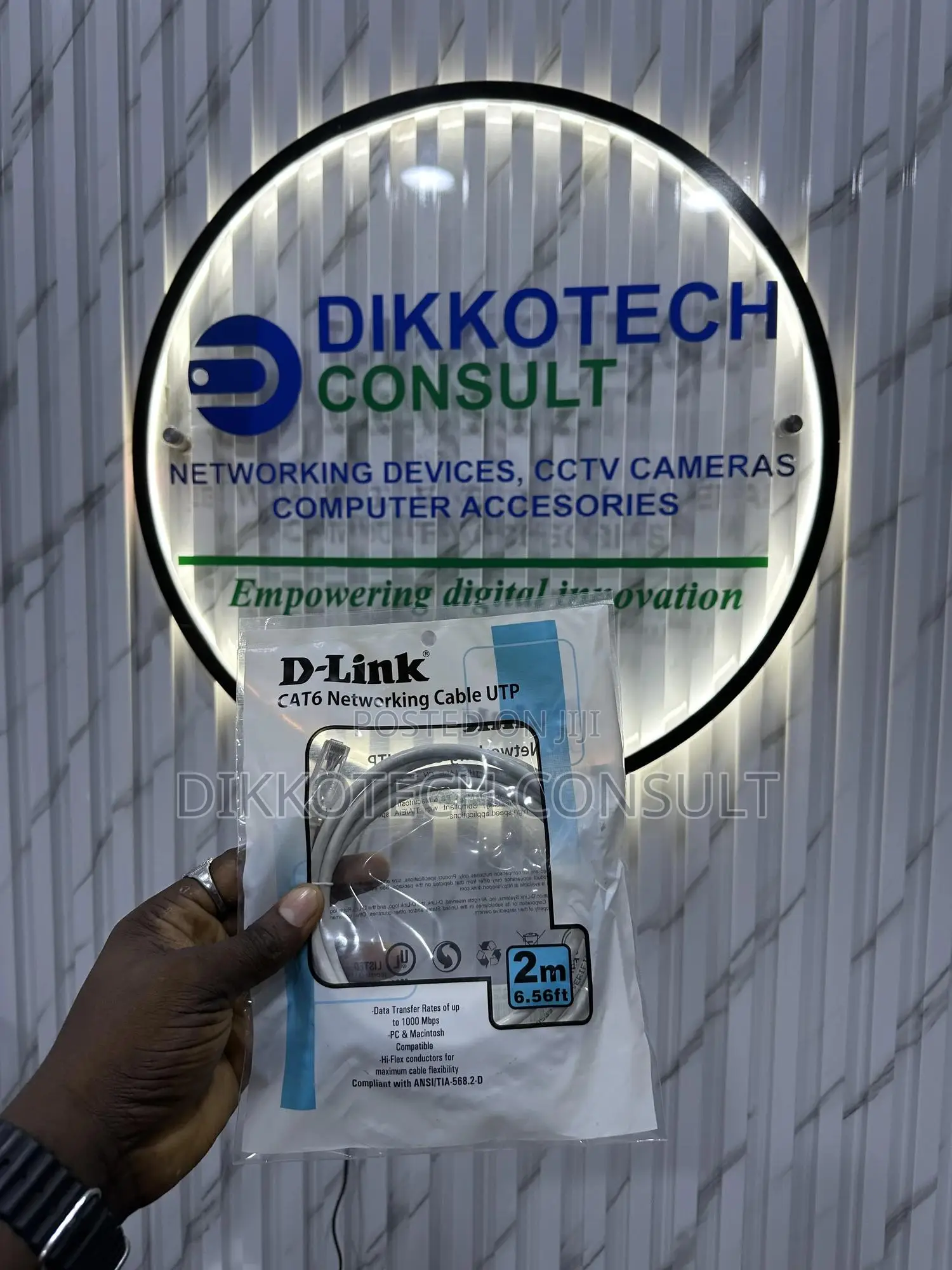 D-Link Cat6 Patch Cable – 2m