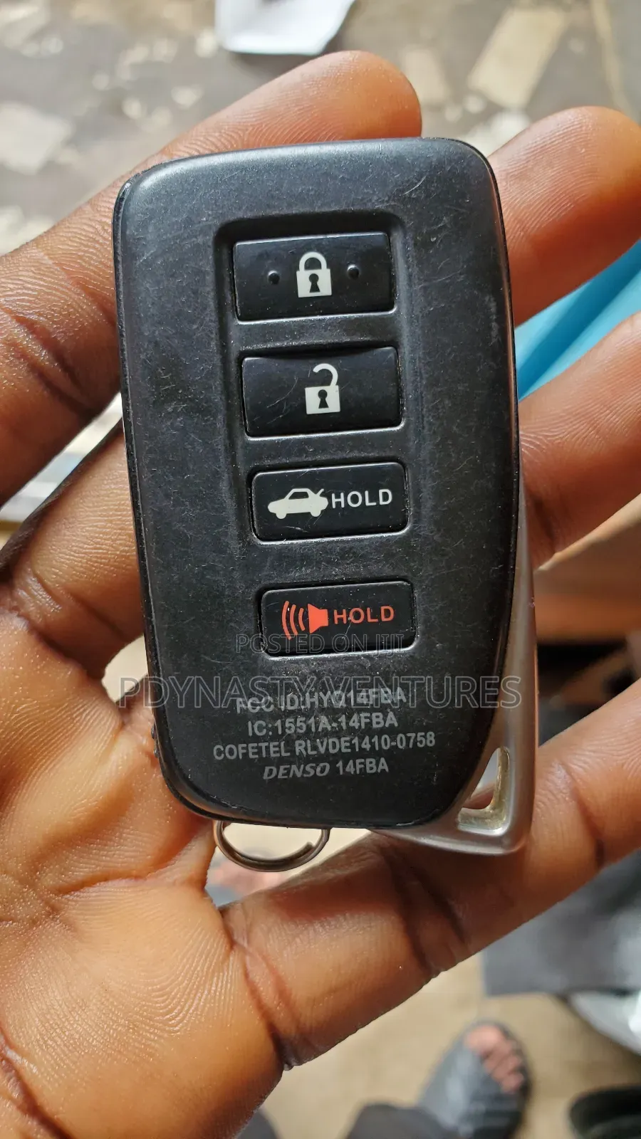 Tokunbo Lexus Es 350 2012-2018 Smartkey
