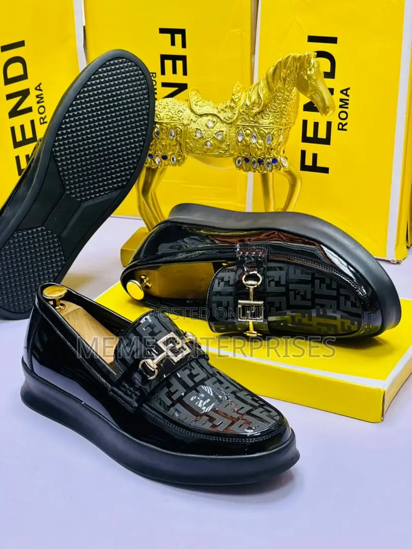 Black Sole Loafers
