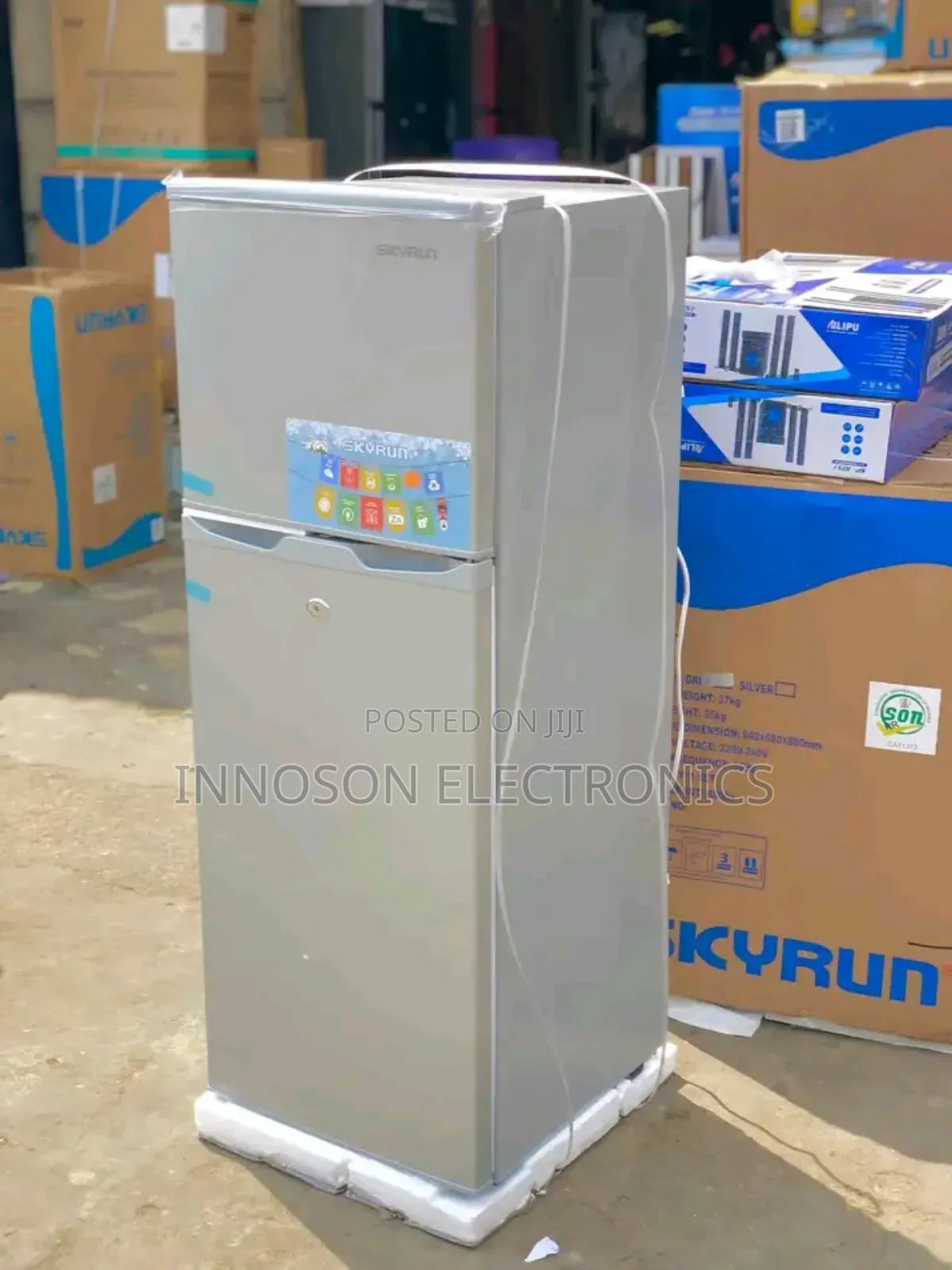 Skyrun Double Door Fridge 118 Liters