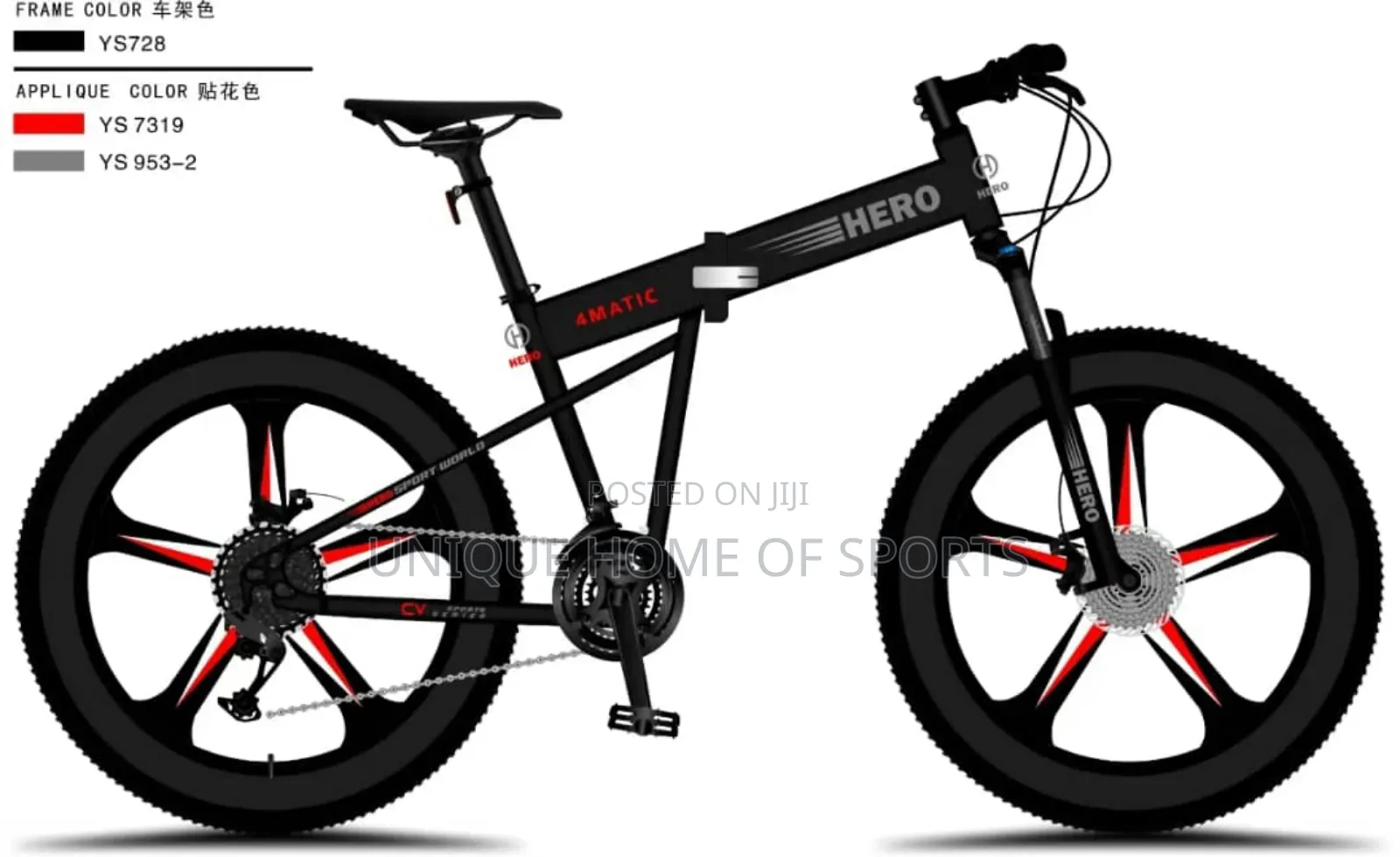 Foldable Alloy Wheel Big Tire Bike