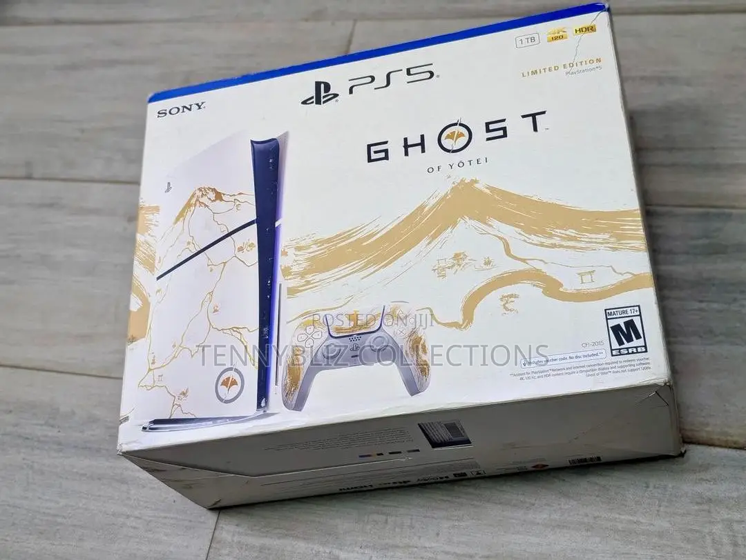 Brand New Ps5 Slim 1tb — Ghost of Yotei Edition(Voucher Code Included)
