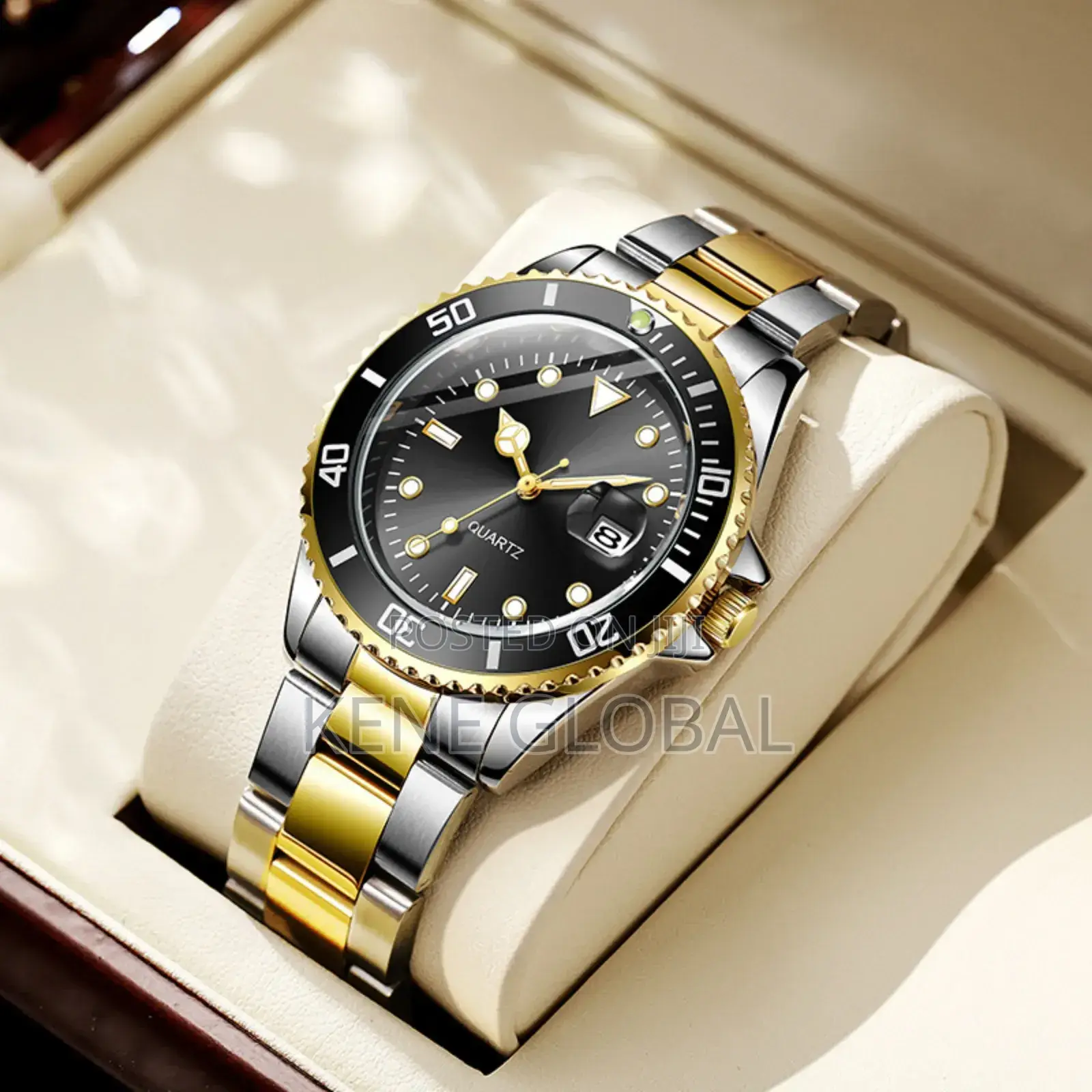 Stainless Steel Quartz Watch.