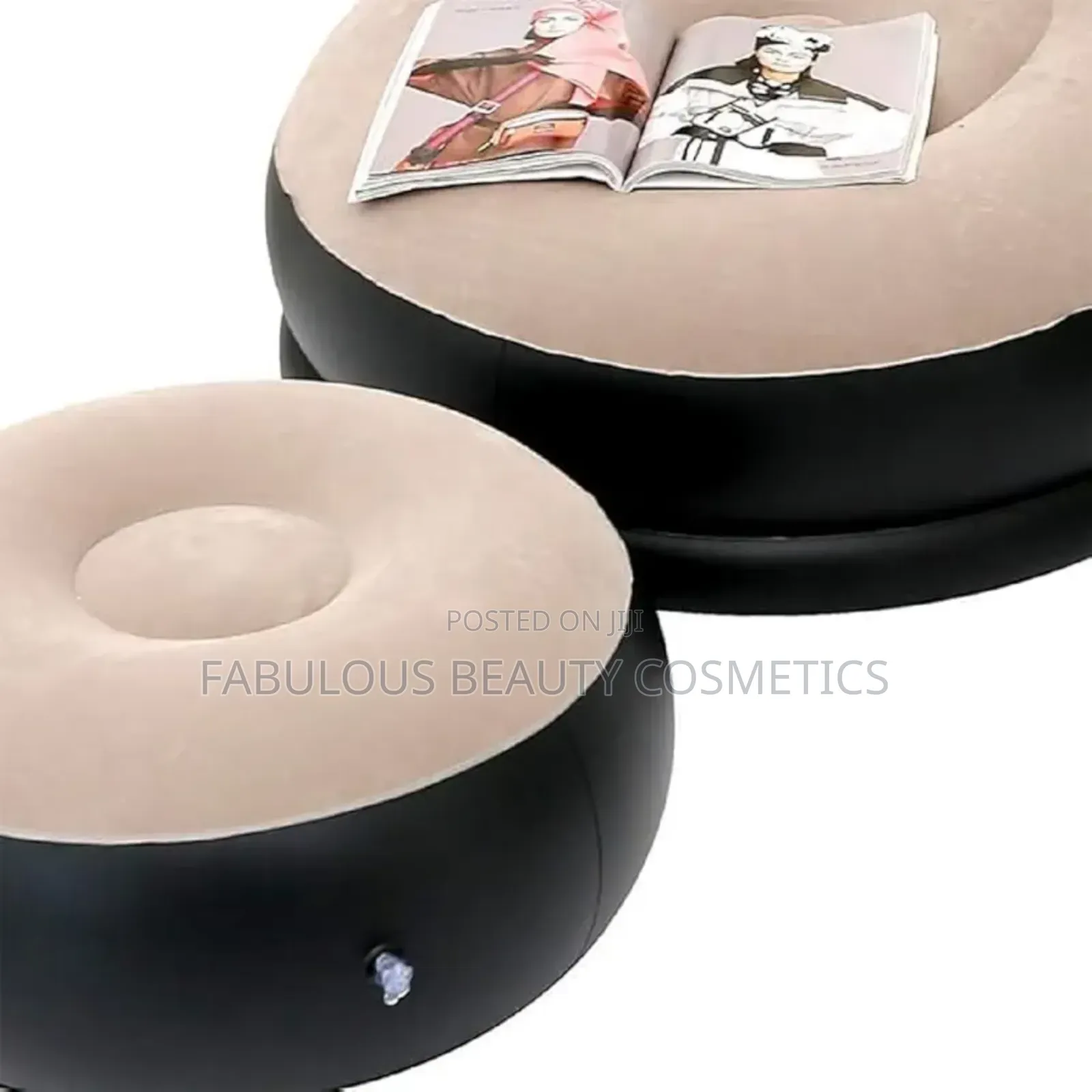 Inflatable Leisure Sofa Chair With Footstool